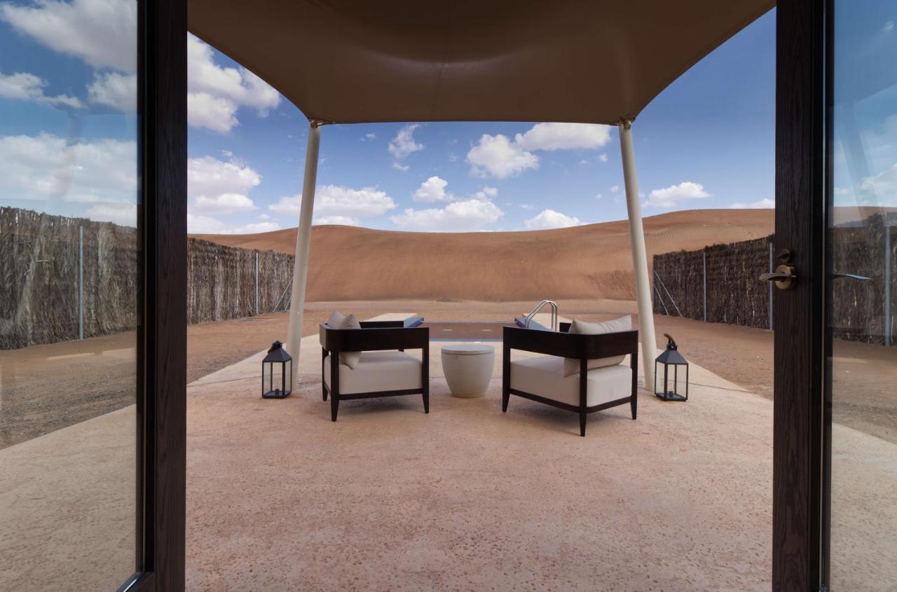 Hotel Al Badayer Retreat By Sharjah Collection Margham Exteriér fotografie The view from a suite at the Al Maha Desert Resort